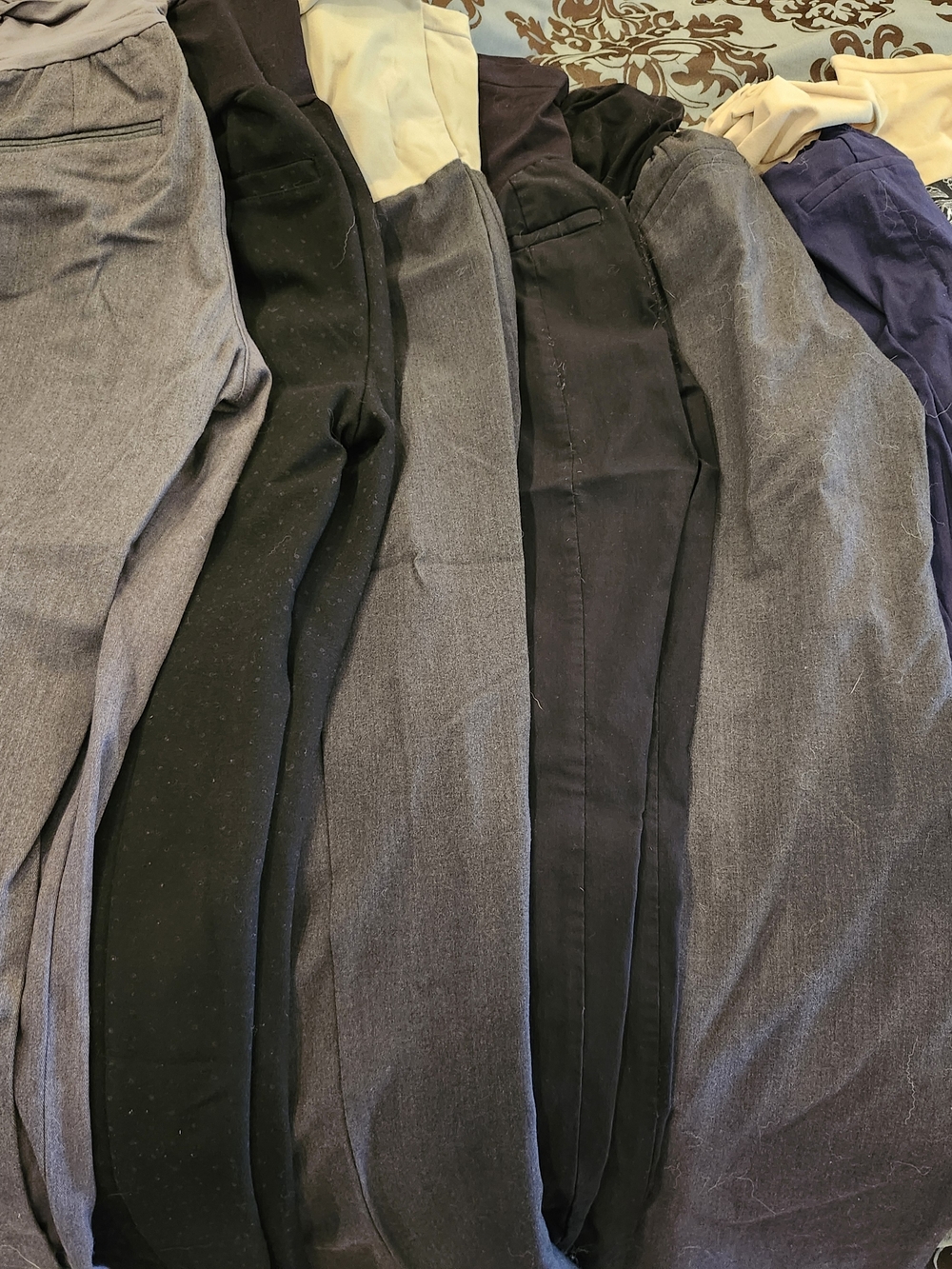 7 Pairs Of Maternity Dress Pants